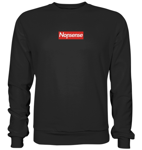 Nonsense Supreme-Style Box Logo - Basic Sweatshirt