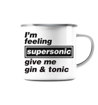 supersonic - Emaille Tasse