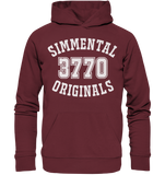 3770 Zweisimmen Simmental Originals - Organic Basic Hoodie