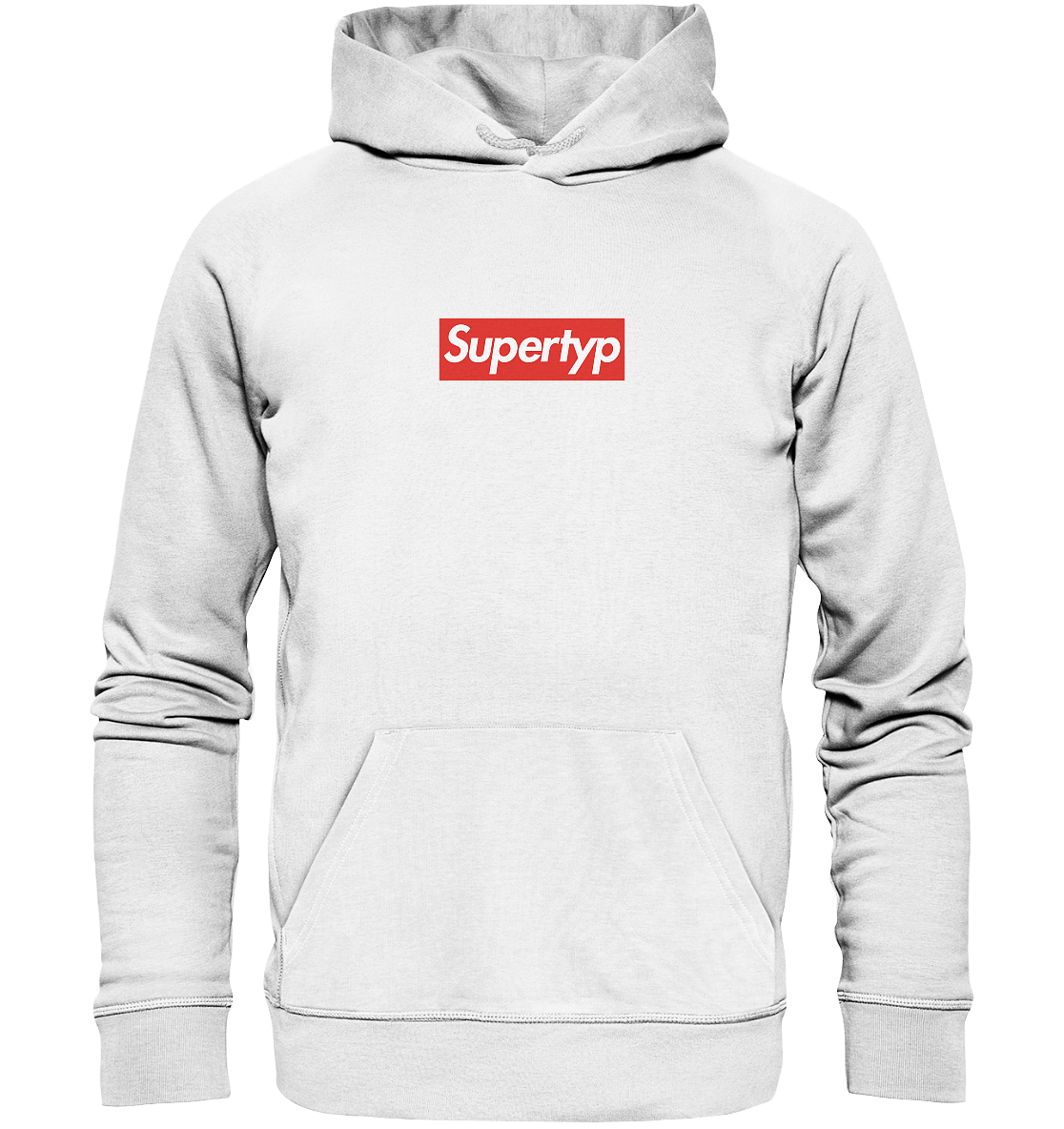 Supertyp Supreme Style Box Logo Organic Basic Hoodie