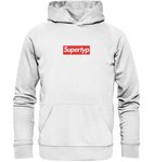 Supertyp Supreme-Style Box Logo - Organic Basic Hoodie