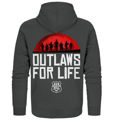 RunToTheHill Festival Outlaws 4 Life - Organic Zipper