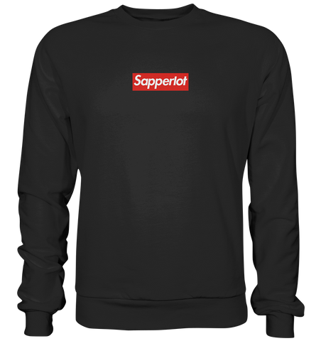 Sapperlot Supreme-Style Box Logo - Basic Sweatshirt