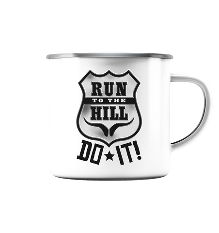 RunToTheHill Festival DO IT! - Emaille Tasse