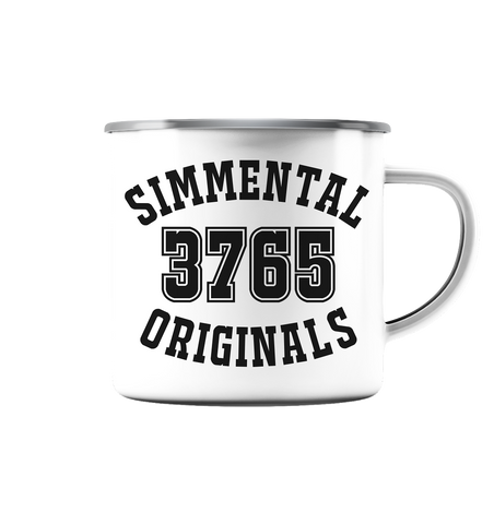 3765 Oberwil Simmental Originals - Emaille Tasse