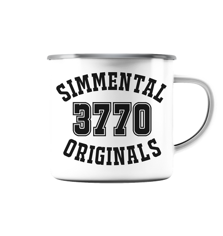 3770 Zweisimmen Simmental Originals - Emaille Tasse