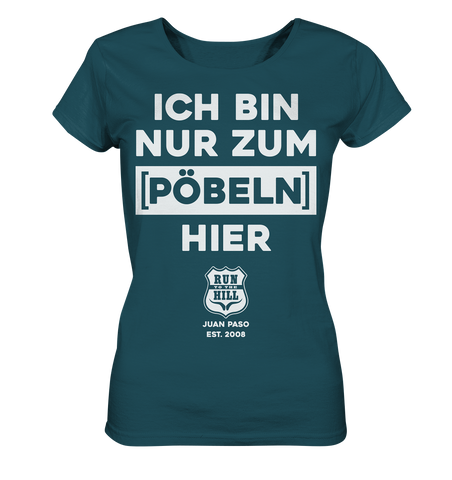 RunToTheHill Festival Nur Pöbeln - Ladies Organic Shirt