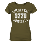 3770 Zweisimmen Simmental Originals - Ladies Organic Shirt