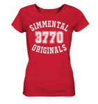 3770 Zweisimmen Simmental Originals - Ladies Organic Shirt