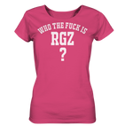 Who the fuck is RGZ? - Ladies Organic Shirt