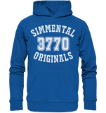 3770 Zweisimmen Simmental Originals - Organic Basic Hoodie