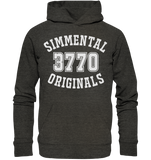 3770 Zweisimmen Simmental Originals - Organic Basic Hoodie