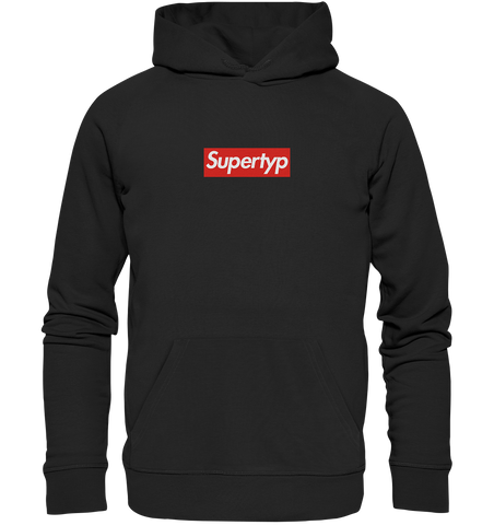 Supertyp Supreme Style Box Logo Organic Basic Hoodie Shirter.ch