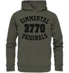 3770 Zweisimmen Simmental Originals - Organic Basic Hoodie