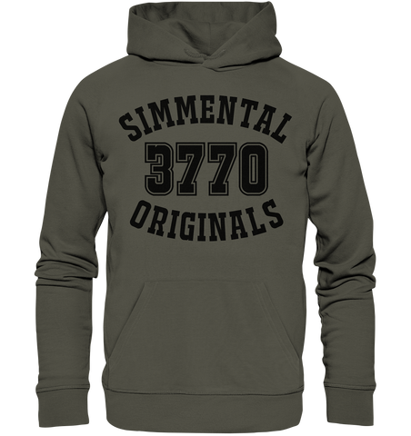 3770 Zweisimmen Simmental Originals - Organic Basic Hoodie