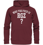 Who the fuck is RGZ? - Organic Basic Hoodie