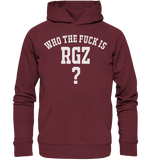 Who the fuck is RGZ? - Organic Basic Hoodie