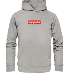 Sapperlot Supreme-Style Box Logo - Organic Basic Hoodie