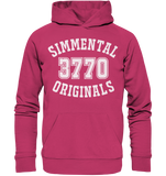 3770 Zweisimmen Simmental Originals - Organic Basic Hoodie