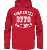 3770 Zweisimmen Simmental Originals - Organic Basic Hoodie