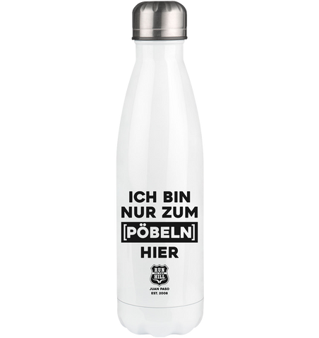 RunToTheHill Festival Nur Pöbeln - Thermoflasche 500ml